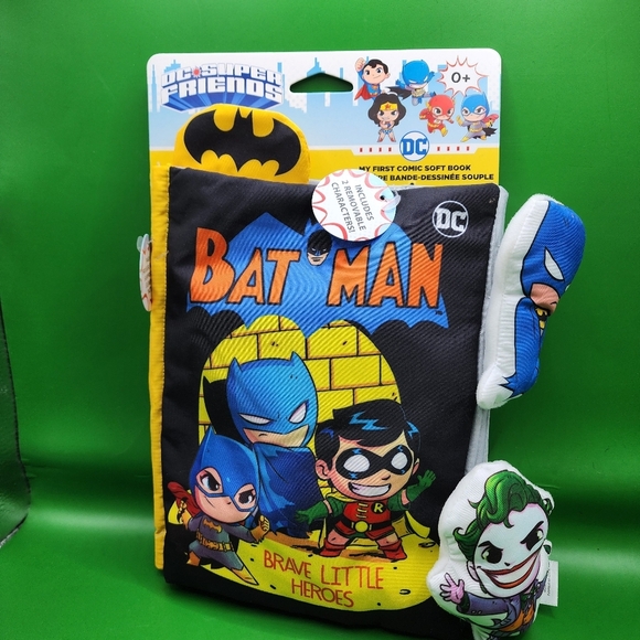 Batman Brave Little Heroes Soft Book Cloth Child's First Comic DC - Picture 2 of 5